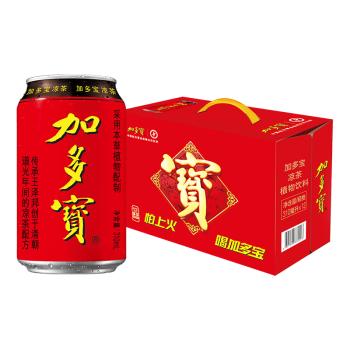 加多宝 凉茶植物饮料310ml*12罐 年货礼盒 商品图0