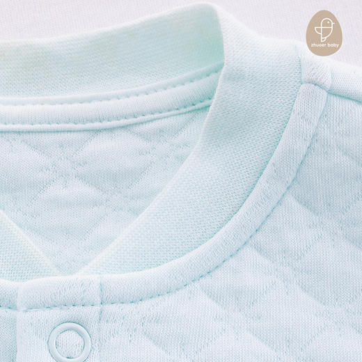 【雪绒花长袖对襟套装 】冬日刚需！宝宝外穿内搭两用0-3 岁百搭套装简约高级感 商品图3