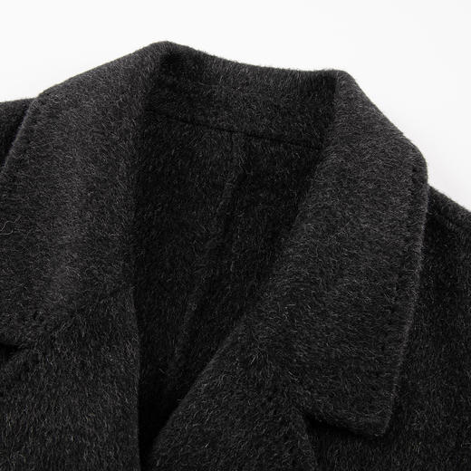 QH964斯尔丽25新款复古经典气质优雅OL风百搭显瘦松弛感长款大衣 商品图5