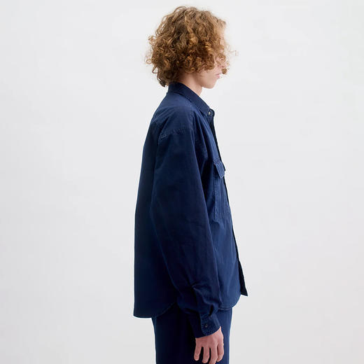 A KIND OF GUISE x nanamica Insulated shirt日本制蓝染夹棉衬衫 商品图1