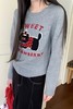 Stay2Weeks 可爱猫咪卡通休闲毛衣 21725 商品缩略图0