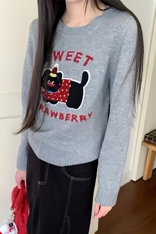 Stay2Weeks 可爱猫咪卡通休闲毛衣 21725 商品图0