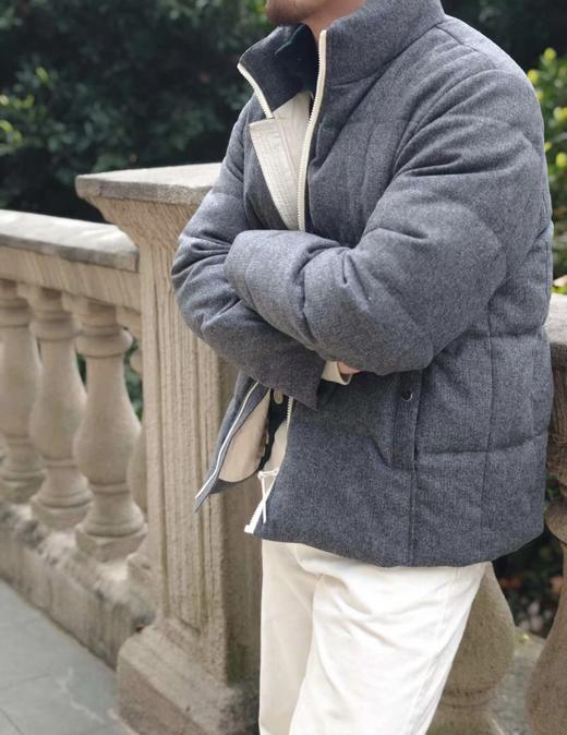 【高品质私服】【冬季新款时尚休闲羊毛鹅绒服】韩东君同款~填充90新国标鹅绒，羊毛针织面料柔软保暖【无标出货 介意慎拍】WD 商品图0