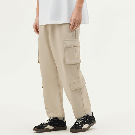 gxg.jeans男装 卡其色口袋设计宽松直筒工装休闲长裤 25年秋 商品图2