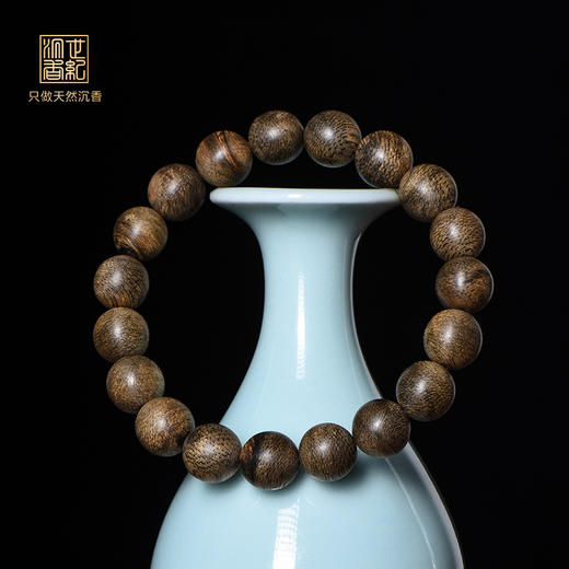 天然文莱沉香手串 11.2mm*19颗 9克 SP8284 商品图0