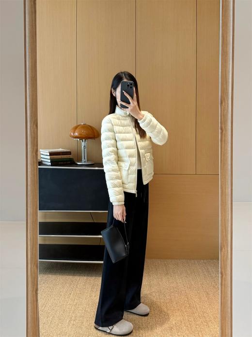 织进去的温暖羊毛醋酸直筒毛呢加厚直筒微阔腿裤裤 商品图10