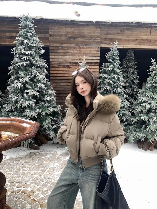 【高品质私服】【芬兰雪境羽绒服】3色可选！上身超显脸小，⁩短款收腰版型显瘦又显高！⁠零下穿毫无压力【无标出货 介意慎拍】WD 商品图13