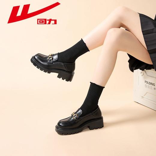 回力乐福鞋女2025秋季新款玛丽珍女鞋黑色英伦风jk小皮鞋单鞋女 商品图9