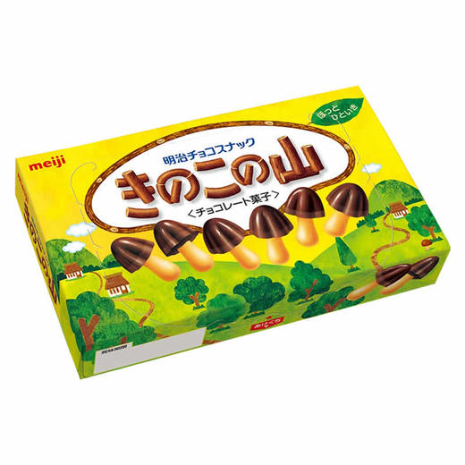 明治蘑菇之山巧克力味饼干66g/草莓巧克力味64g/152915/055288 香浓酥脆休闲零食 商品图4