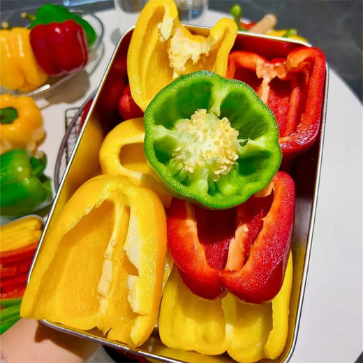 【三色水果彩椒】吃法多样， 商品图0