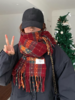 <曾小咸推荐> 韩版千鸟格氛围感围巾 日常价89/件 商品缩略图5