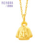 送宝宝祝福金饰 黄金足金官帽毛笔金碗丰衣足食挂坠MEMORA诗普琳HP899125（线上专供） 商品缩略图11