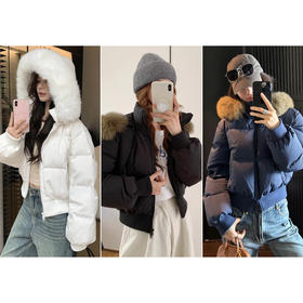 【高品质私服】【芬兰雪境羽绒服】3色可选！上身超显脸小，⁩短款收腰版型显瘦又显高！⁠零下穿毫无压力【无标出货 介意慎拍】WD