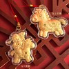 BAOFANDI宝梵迪马年{带证书}‘足金999’ 20mg马上有钱/暴富发财大号钥匙扣卡通生肖马包包饰品挂件BF 商品缩略图0