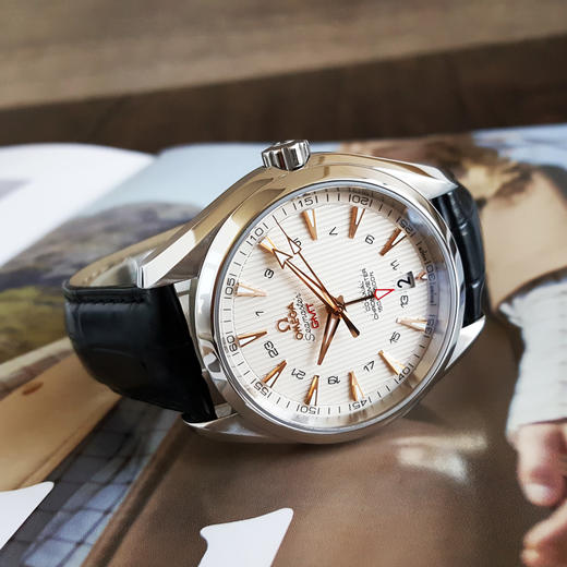 【95新】OMEGA 欧米茄231.13.43.22.02.004天文台认证同轴自动机械机芯日期显示、GMT43MM（男款）海马系列精钢 281125NJS25 商品图5