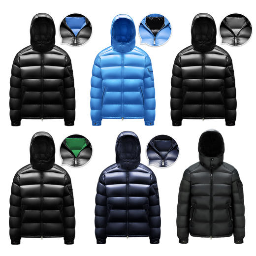 【男女同款高品质95鹅绒服】采用闪亮漆面尼龙制成！抗寒抗静电，爽滑软糯，细腻透气！款式百搭经典，保暖又实用性强！【QJ-J】 商品图2