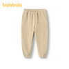 巴拉巴拉儿童家居裤冬季摇粒绒保暖可外穿男童女童纯色亲肤柔软萌 商品缩略图0
