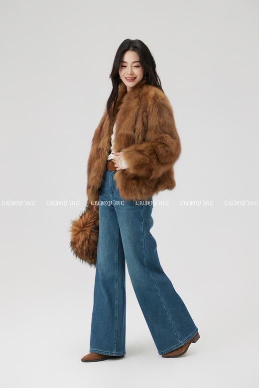 【门店同款】ENJOY冬季宽腰带加绒喇叭裤 168044031 商品图5