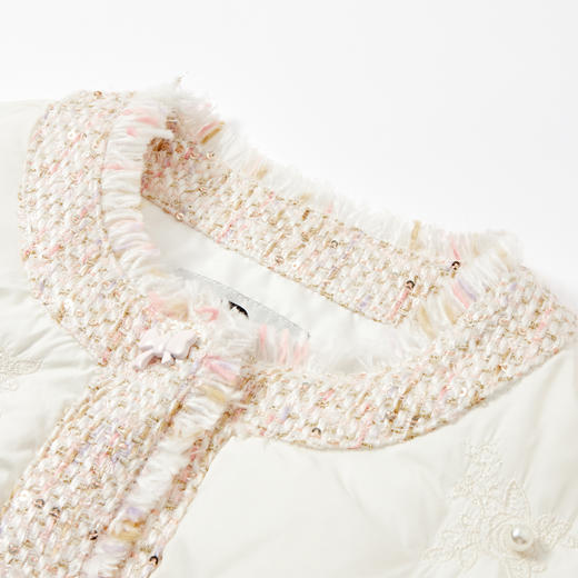 【秒】【专柜同款】MQD童装女童三防羽绒服冬装儿童圆领羽绒服 商品图3