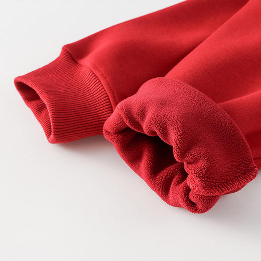 严选 | 棉花堂奥粒绒加绒针织圆领卫衣 马年年衣 商品图8