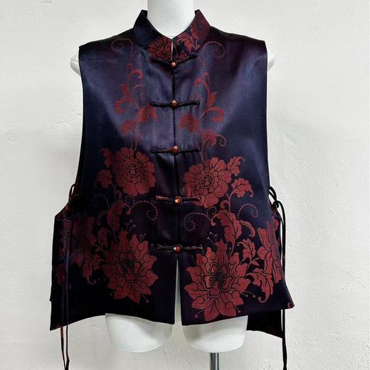 Famecoco范可儿秋款新中式马夹FAD6CA219 商品图0