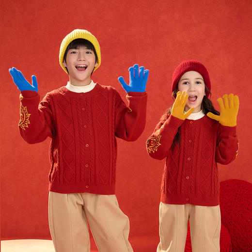 品牌直发🎉『棉花堂毛衣开衫』马年开运!新年穿年衣 红红火火的，圣诞、元旦、新年、穿超应景!新年战衣就选它❤️聚 商品图5