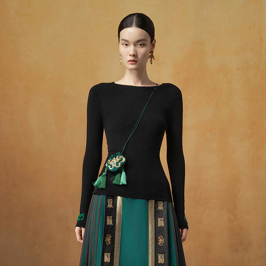 【林栖设计小店】福气包|香挂恭王府联名绣花2026早春新款挂饰女2961011 商品图1