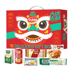 【达利园】醒狮礼盒1160g糕点豆奶八宝粥礼盒-XL