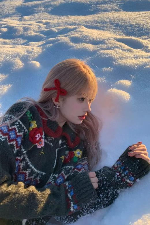 Stay2Weeks 费尔岛提花翻领针织开衫外套 21761 商品图6