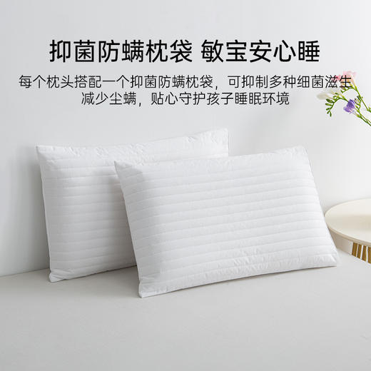 雅芳婷健儿枕枕头枕芯儿童单个单人装床上用品记忆棉抑菌防螨 商品图4