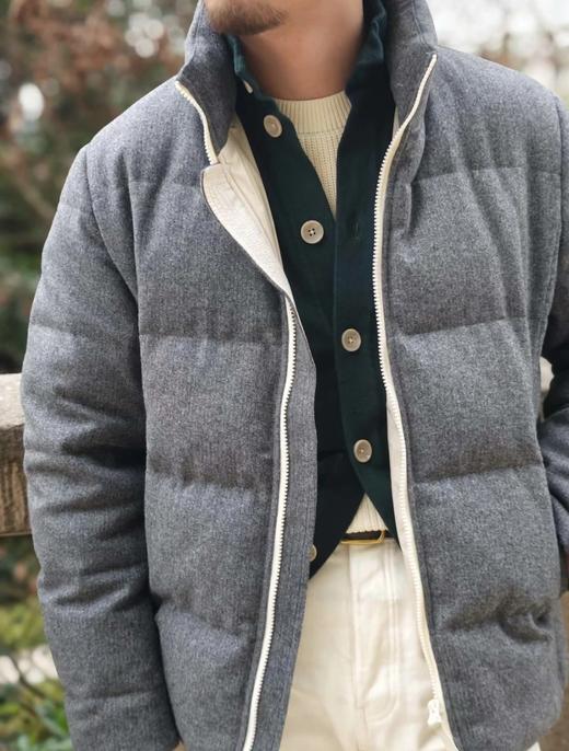 【高品质私服】【冬季新款时尚休闲羊毛鹅绒服】韩东君同款~填充90新国标鹅绒，羊毛针织面料柔软保暖【无标出货 介意慎拍】WD 商品图3