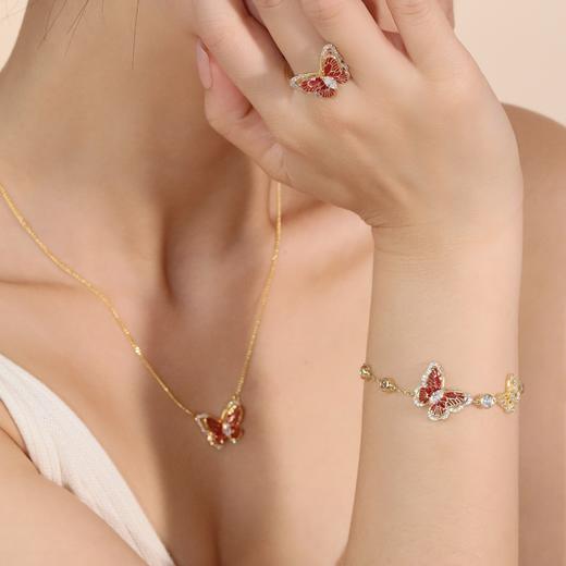 【绫蝶】红蝶手链·可抽拉·方便佩戴 商品图4