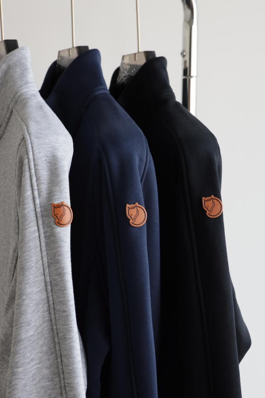 北JI狐 混纺抓绒衣 25秋冬加绒保暖立领外套 WT941 商品图5