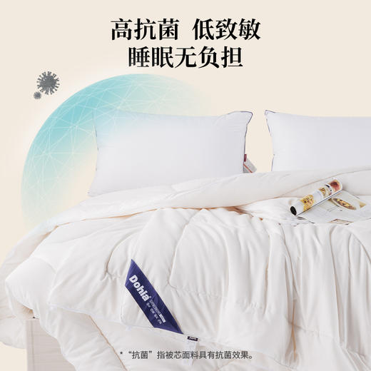 多喜爱 芯柔锁温大豆蛋白春秋被/冬被/拉链子母被【A类抗菌面料】【大豆蛋白】【四季通用】 商品图4