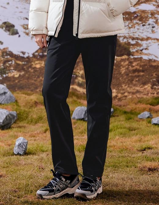 二店y 【25003】骆驼家男士软壳休闲裤 一体绒，过冬防风休闲裤 商品图2