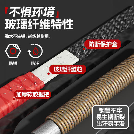 新型静音臂力器男士安全臂力棒专业手臂肌肉训练健身运动器材 商品图2