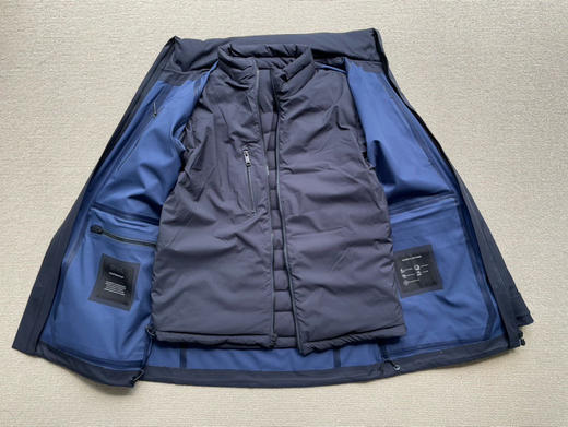 129-5 高端男士入 渠道圆 ZA防水连帽风衣式羽绒服 有码换码 不退货‼️老朱穿48码 商品图10