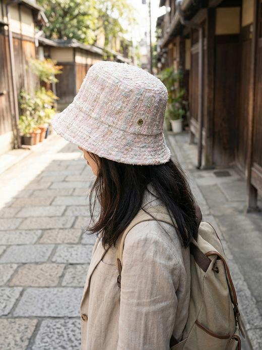 北京仓｜CA4LA-TWEED HAT 6-粗花呢 渔夫帽（粉色）［日本设计师］ 商品图0