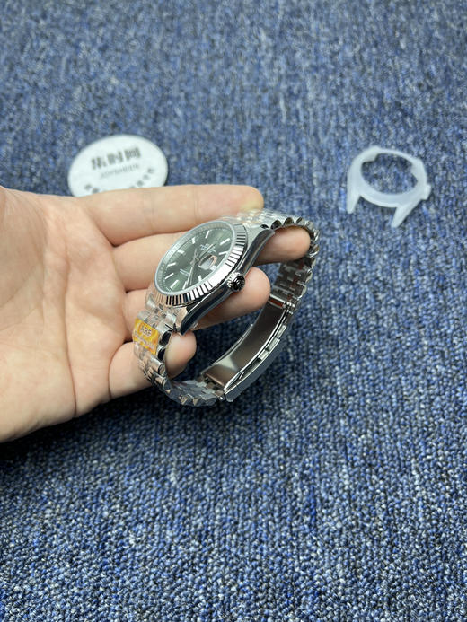 ARF劳力士日志型41mm 薄荷绿 丹东3235机 五珠链 904L钢 男士腕表 商品图3