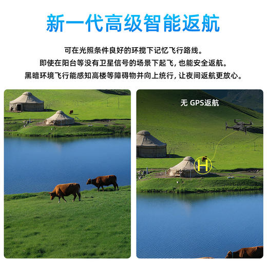 革泰山鹰无人机无线航拍超清长续航带屏幕遥控器智能管理牛羊马群 商品图3