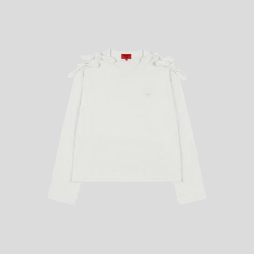 GOODBAI GOODEES 新款露肩蝴蝶结长袖T恤 商品图2