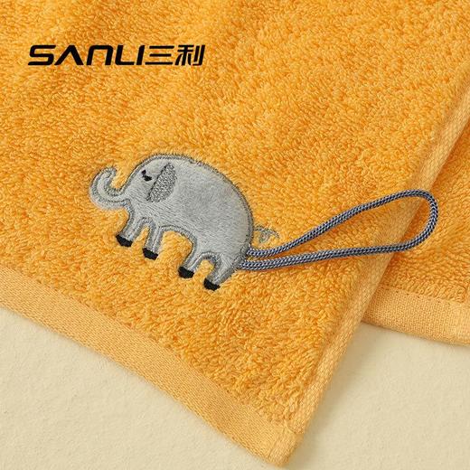三利毛巾纯棉童巾卡通刺绣童巾25*50儿童洗脸面巾[新款童巾] 商品图3