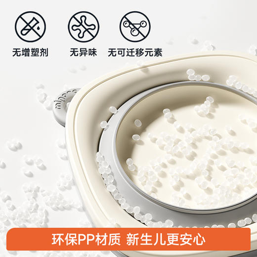【冬日暖佣】曼龙mloong宝宝婴儿洗脸盆洗脚盆洗屁屁盆加厚可折叠脸盆 商品图4