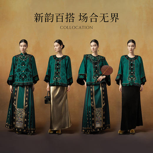 【林栖设计小店】恭王府联名|衬衣真丝杭缎新中式宽松2026早春新款上衣女1961005 商品图7