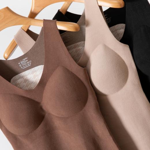 QINGPAI轻湃 全羊毛填充贴片背心带胸垫款 商品图1