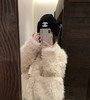 小香羊毛针织冷帽黑色 商品缩略图3