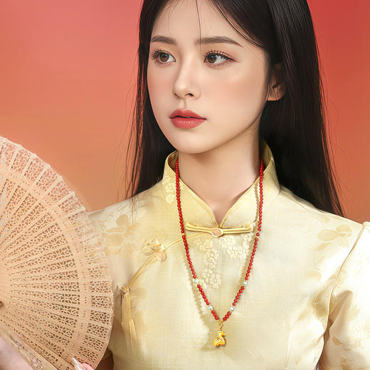 【新品首发】唐马-马上有财 古法金生肖马挂坠黄金足金吊坠【按克计价黄金1】MEMORA诗普琳GP2950 商品图8