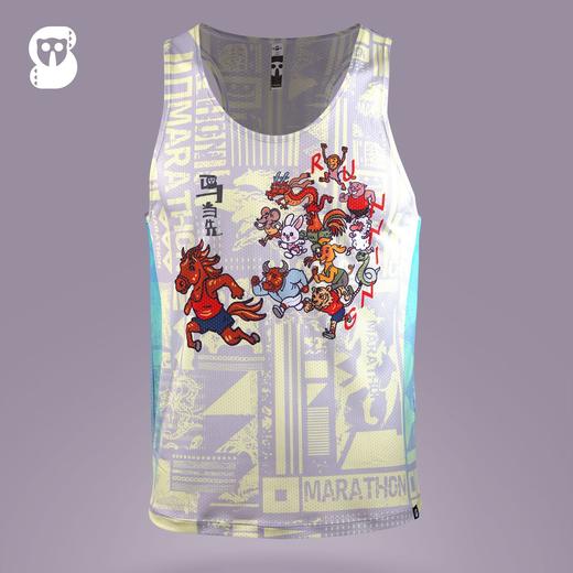 严素跑步背心,马当先系列,男/女款,轻量,快干,严素态度 商品图0