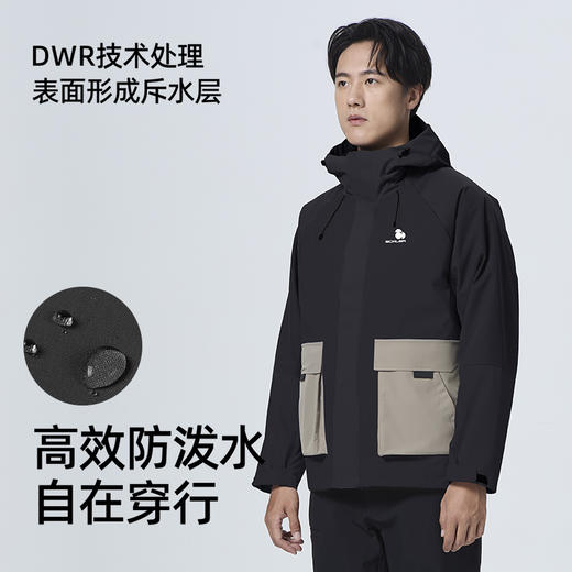 【抓绒内胆冲锋衣】SCALER/思凯乐 男女外套三合一爆款户外防风防水冲锋衣外搭F2404507/F2414507 商品图3