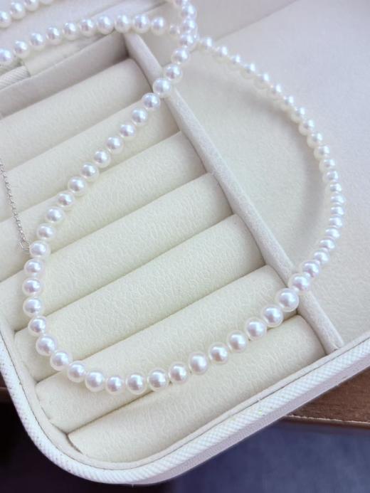 【直播大场福利】天然淡水珍珠项链 近圆 满串 颈链 925银 商品图4